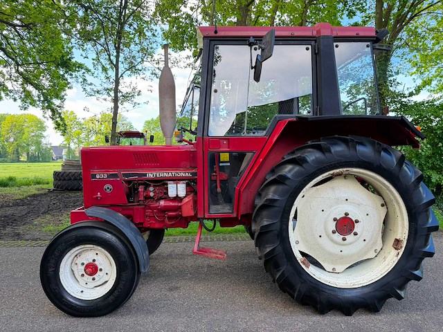 1985 case international 633 tweewielaangedreven landbouwtractor - afbeelding 10 van  13
