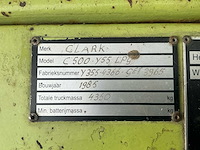 1985 clark c500.y55 lpg vorkheftruck - afbeelding 15 van  19