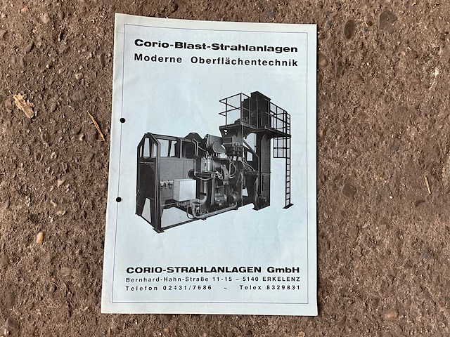 1985 corio bp150ak doorloop straalcabine - afbeelding 12 van  31