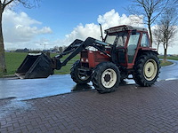 1985 fiat 70-90 dt met quicke voorlader vierwielaangedreven landbouwtractor - afbeelding 1 van  35