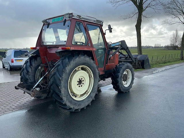 1985 fiat 70-90 dt met quicke voorlader vierwielaangedreven landbouwtractor - afbeelding 35 van  35