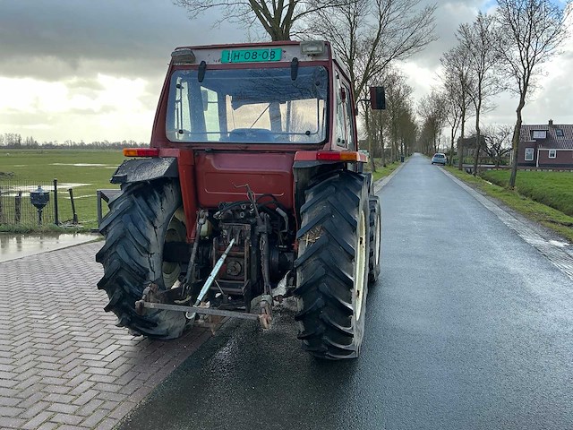 1985 fiat 70-90 dt met quicke voorlader vierwielaangedreven landbouwtractor - afbeelding 1 van  35