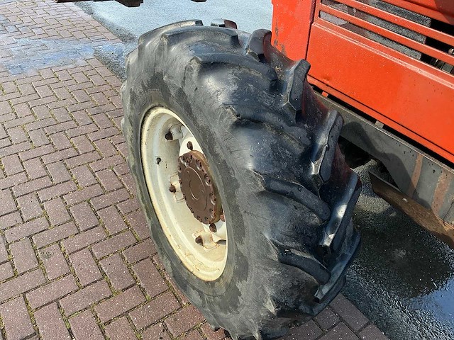 1985 fiat 70-90 dt met quicke voorlader vierwielaangedreven landbouwtractor - afbeelding 9 van  35
