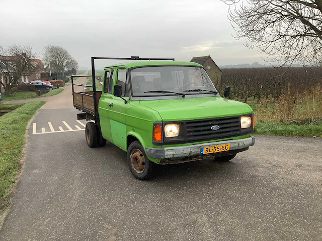 1985 ford transit dubbelcabine bedrijfswagen - afbeelding 3 van  11