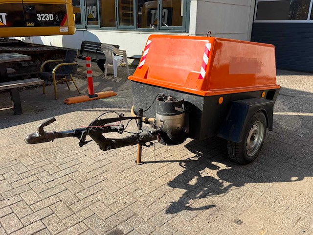 1985 ingersoll rand p100-a-wd compressor aanhangwagen - afbeelding 1 van  12