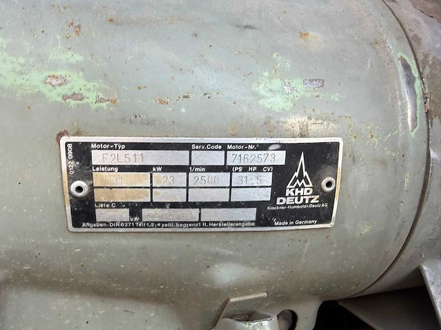 1985 ingersoll rand p100-a-wd compressor aanhangwagen - afbeelding 12 van  12