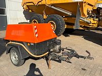 1985 ingersoll rand p100-a-wd compressor aanhangwagen - afbeelding 1 van  2