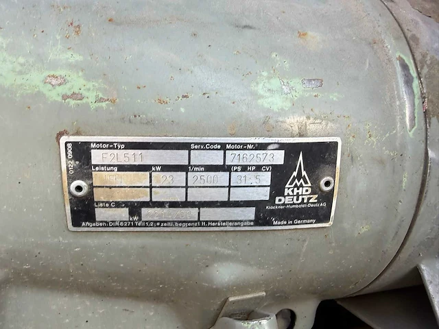 1985 ingersoll rand p100-a-wd compressor aanhangwagen - afbeelding 12 van  12