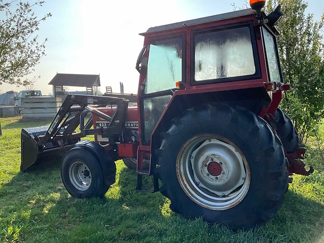 1985 international 633 oldtimer tractor - afbeelding 3 van  14