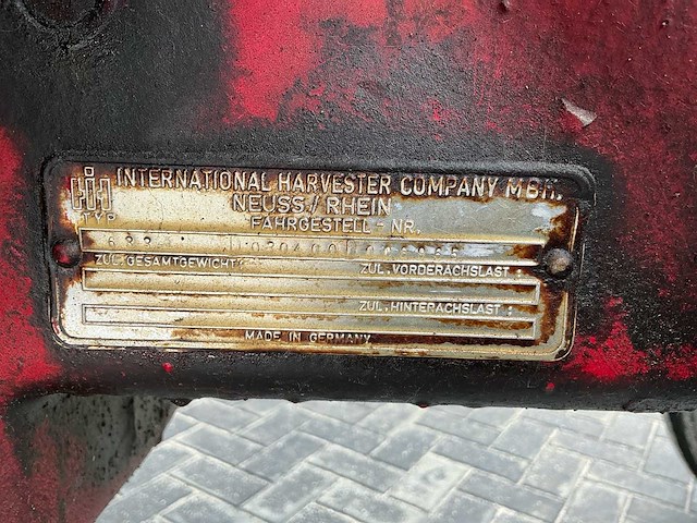 1985 international 633 tweewielaangedreven landbouwtractor - afbeelding 21 van  29
