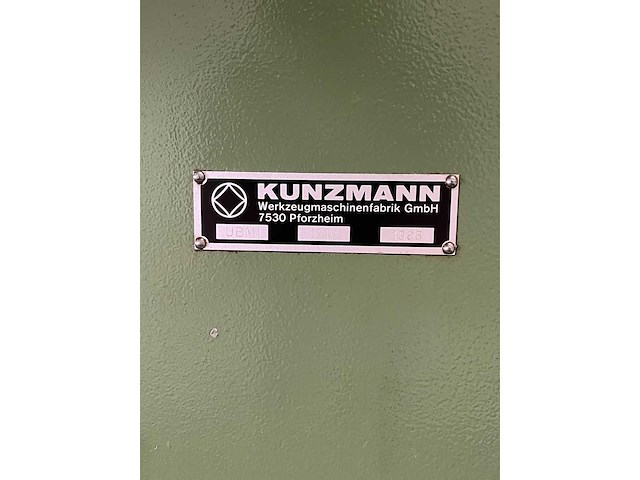 1985 kunzmann ubm1 universele freesmachine - afbeelding 6 van  10