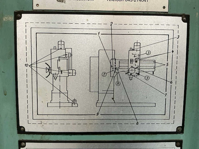 1985 mas vo50 radiaalboormachine - afbeelding 11 van  11