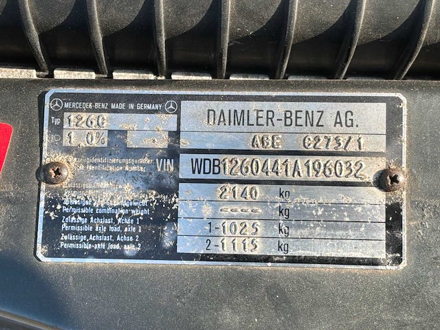 1985 mercedes-benz s-klasse 500 sec personenauto - afbeelding 52 van  56