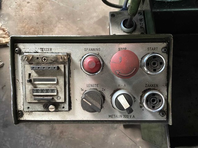 1985 metalin 320 va metalen horizontale bandzaagmachine - afbeelding 7 van  7
