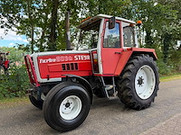 1985 steyr 8090 turbo tweewielaangedreven landbouwtractor - afbeelding 1 van  9