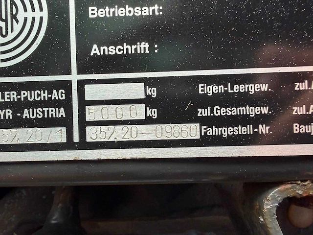 1985 steyr 8090 turbo tweewielaangedreven landbouwtractor - afbeelding 9 van  9
