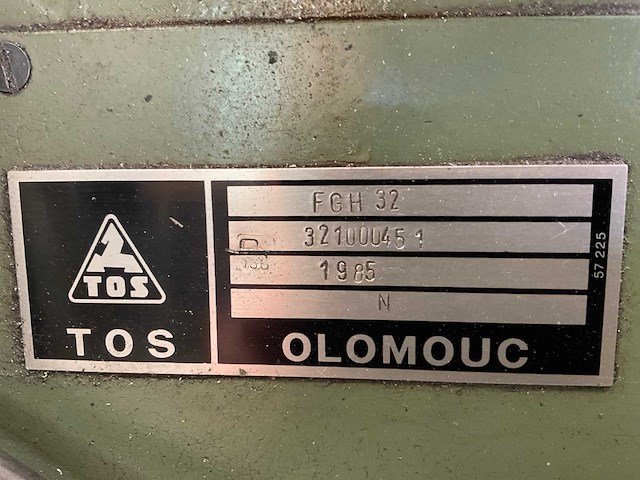 1985 tos olomouc fgh32 bedfreesmachine - afbeelding 13 van  25