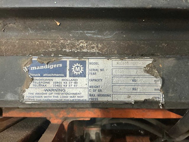 1985 toyota 42-4fg15 vorkheftruck - afbeelding 6 van  24