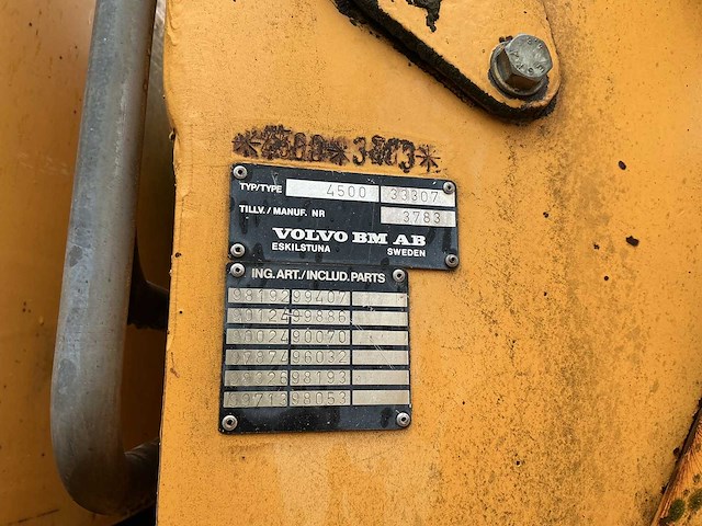 1985 volvo 4500 shovel - afbeelding 5 van  7