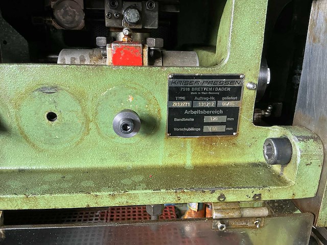 1986 - kaiser - v32w / 680 - high speed press - afbeelding 23 van  29