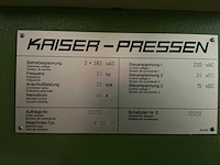 1986 - kaiser - v32w / 680 - high speed press - afbeelding 4 van  29