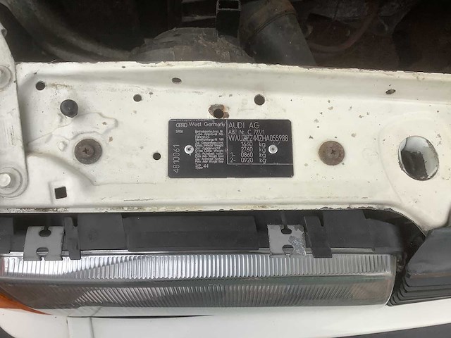 1986 audi 100 1.8 oldtimer - afbeelding 15 van  15