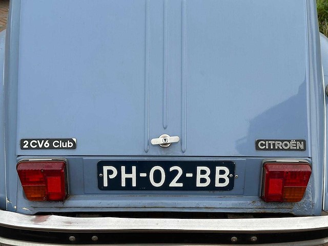 1986 citroen 2 cv 6 special s6, ph-02-bb - afbeelding 10 van  12