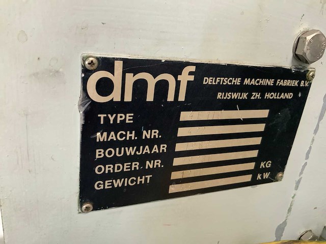 1986 dmf 4e110 mechanische plaatschaar - afbeelding 3 van  13