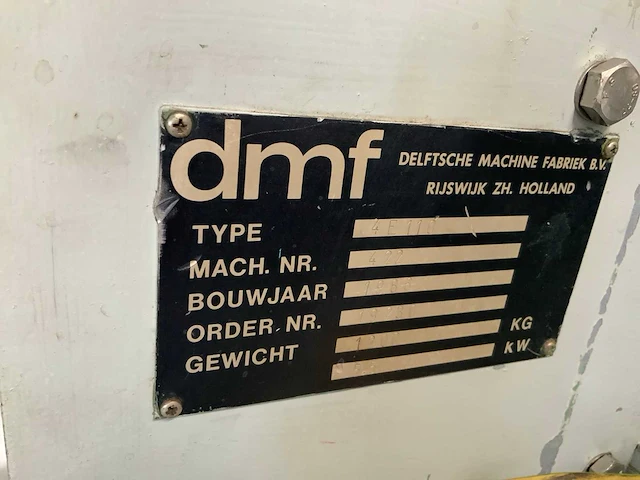 1986 dmf 4e110 mechanische plaatschaar - afbeelding 3 van  13
