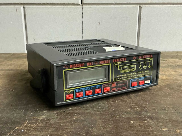 1986 elcontrol microvip mk1 digitale energieanalisator - afbeelding 1 van  8