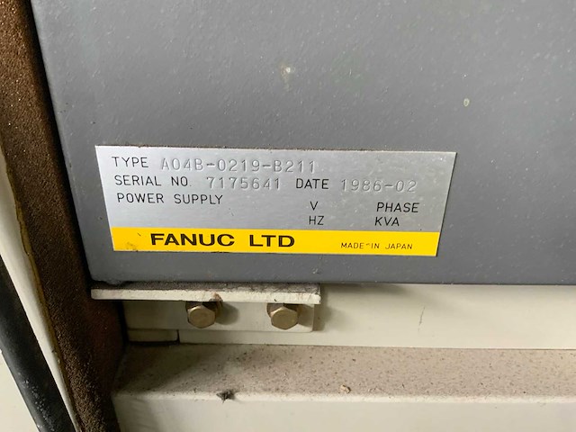 1986 fanuc a04b-0219-b211 draadvonkmachine - afbeelding 8 van  8