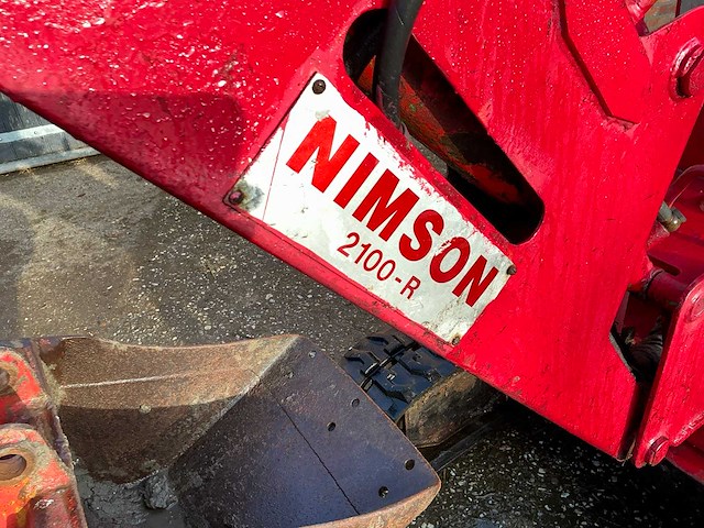 1986 ims nimson 2100r minirupsgraafmachine - afbeelding 11 van  19