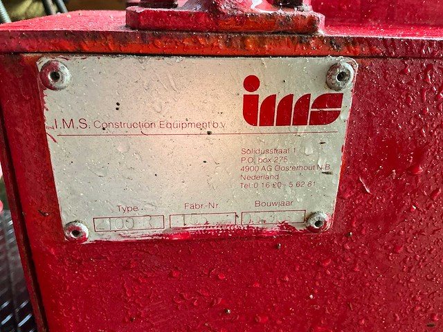 1986 ims nimson 2100r minirupsgraafmachine - afbeelding 17 van  19