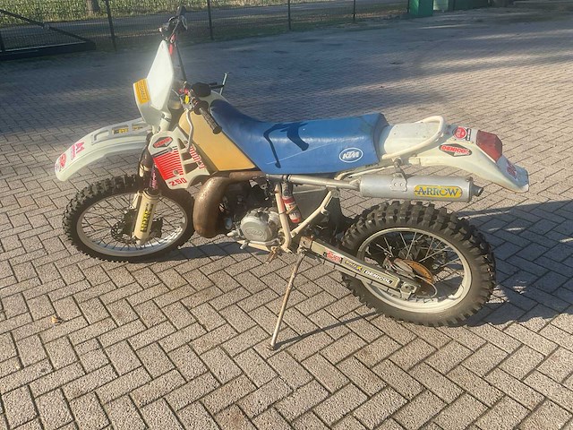 1986 ktm 250 gs88 motorfiets cross - afbeelding 9 van  12