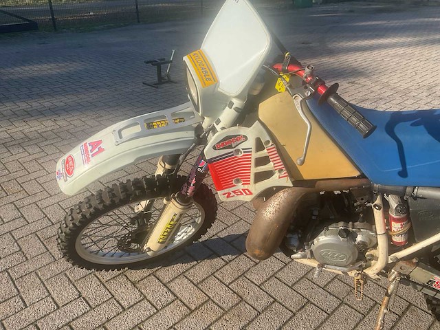 1986 ktm 250 gs88 motorfiets cross - afbeelding 11 van  12