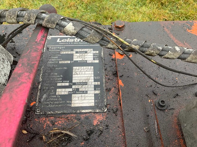 1986 leistritz hyzt,132,22-2 hydraulisch aggregaat - afbeelding 8 van  8