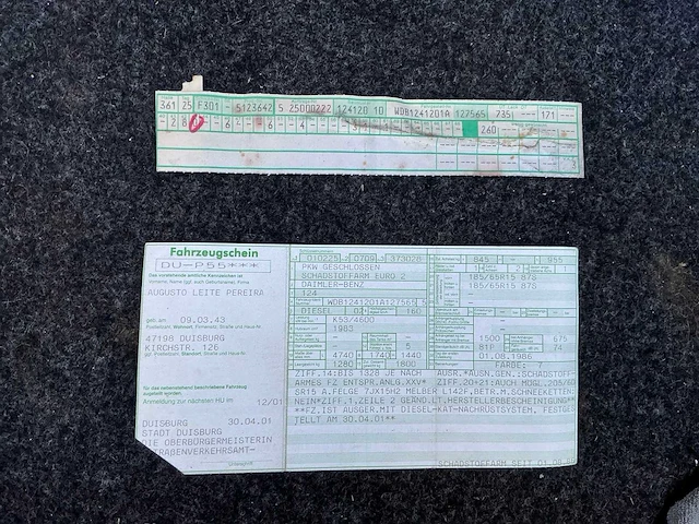 1986 mercedes-benz 200-500 (w124) 200 d personenauto - afbeelding 25 van  37