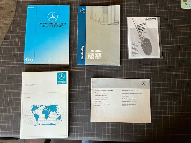 1986 mercedes-benz 200-500 (w124) 300 e personenauto origineel nederlands - afbeelding 15 van  26