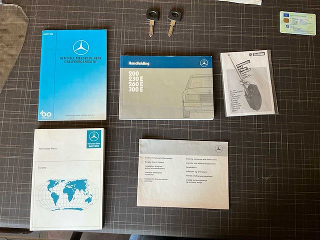 1986 mercedes-benz 200-500 (w124) 300 e personenauto origineel nederlands - afbeelding 16 van  26