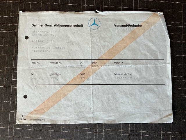 1986 mercedes-benz 200-500 (w124) 300 e personenauto origineel nederlands - afbeelding 17 van  26