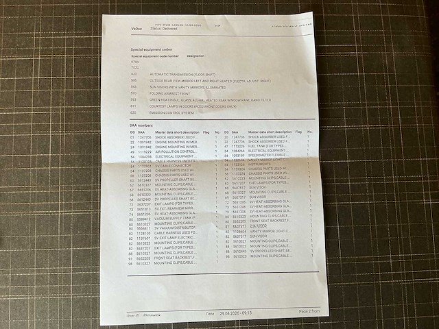 1986 mercedes-benz 200-500 (w124) 300 e personenauto origineel nederlands - afbeelding 19 van  26