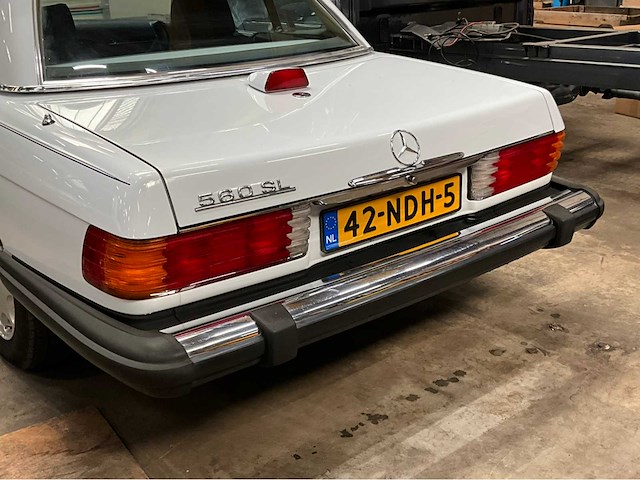 1986 mercedes-benz 560 sl cabriolet - afbeelding 23 van  24