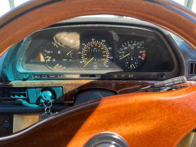 1986 mercedes-benz s-klasse 500 sel oldtimer - afbeelding 18 van  30