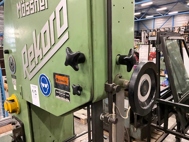 1986 mossner rekord ssf/520 verticale bandzaagmachine - afbeelding 3 van  15