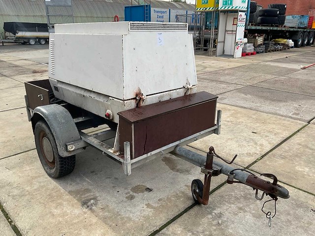 1986 pellegrini m015/b luchtcompressor aanhangwagen - afbeelding 7 van  9