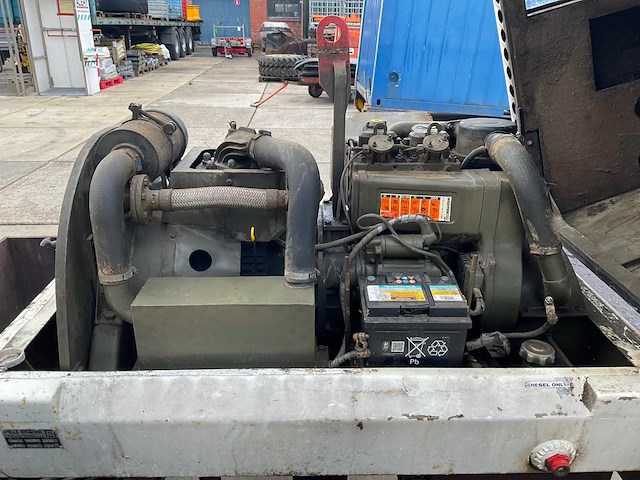 1986 pellegrini m015/b luchtcompressor aanhangwagen - afbeelding 9 van  9