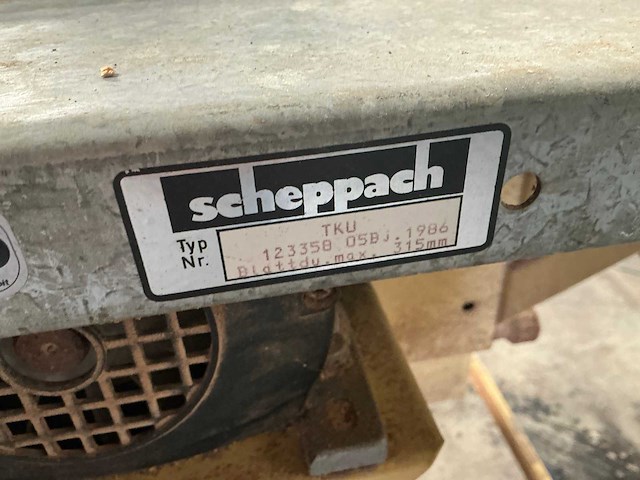 1986 scheppach tku bouwzaagtafel - afbeelding 4 van  8