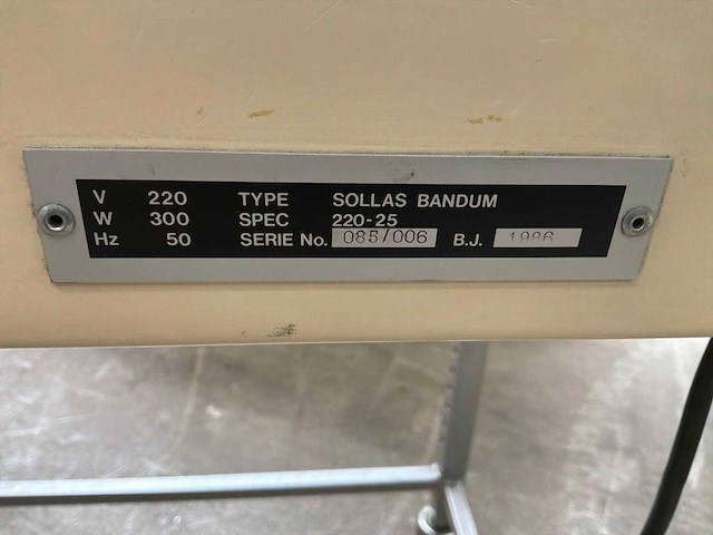 1986 sollas bandum 25 banderolleermachine - afbeelding 7 van  7