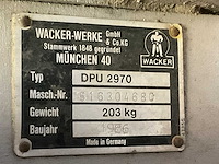 1986 wacker dpu 2970 trilplaat - afbeelding 8 van  8