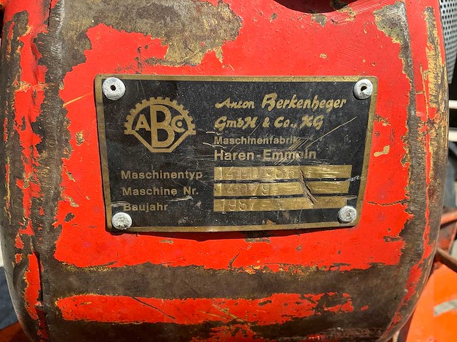 1987 abc 1400-86 grasmaaier - afbeelding 8 van  16